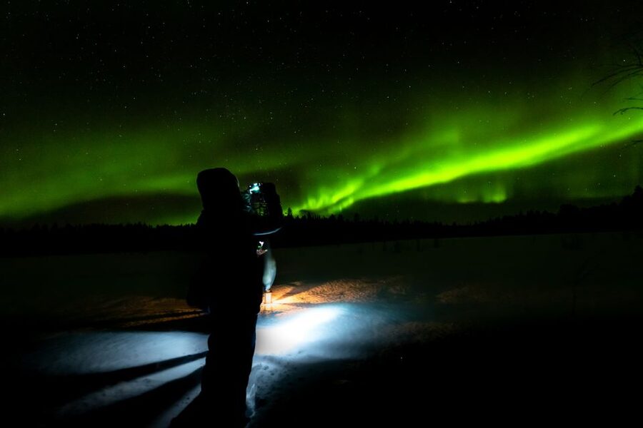 Levi: Northern Lights Tour by Minivan - What the 2.5-hour evening is really like
