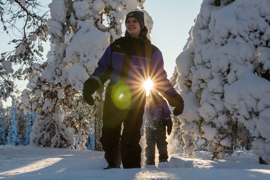 Levi: Scenic Levi Snowshoe Trip - Forest scenery and the quiet of Lapland