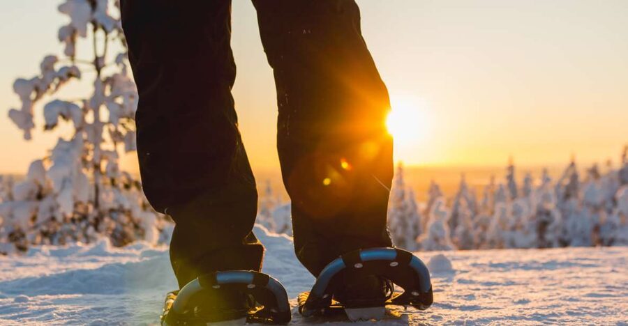 Levi: Scenic Levi Snowshoe Trip - Walking where ordinary boots struggle