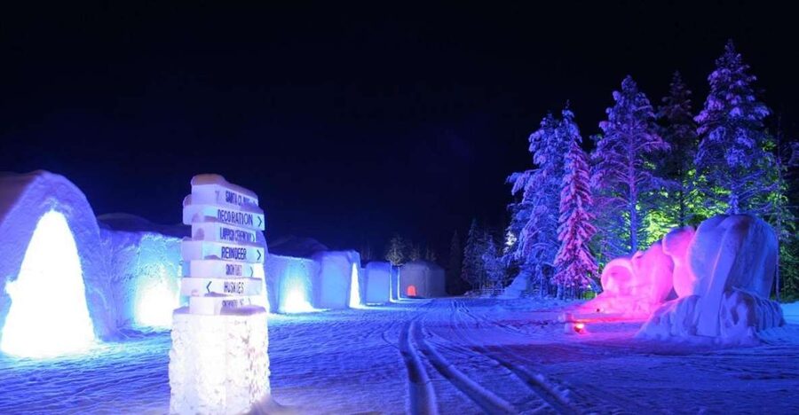 Levi: Snow Village Guided Tour - Carved corridors and rooms made of snow