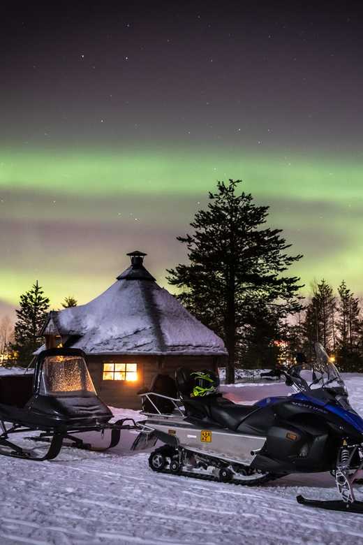 Levi: Snowmobile Northern Lights Hunting Trip - Riding into Levi’s winter darkness