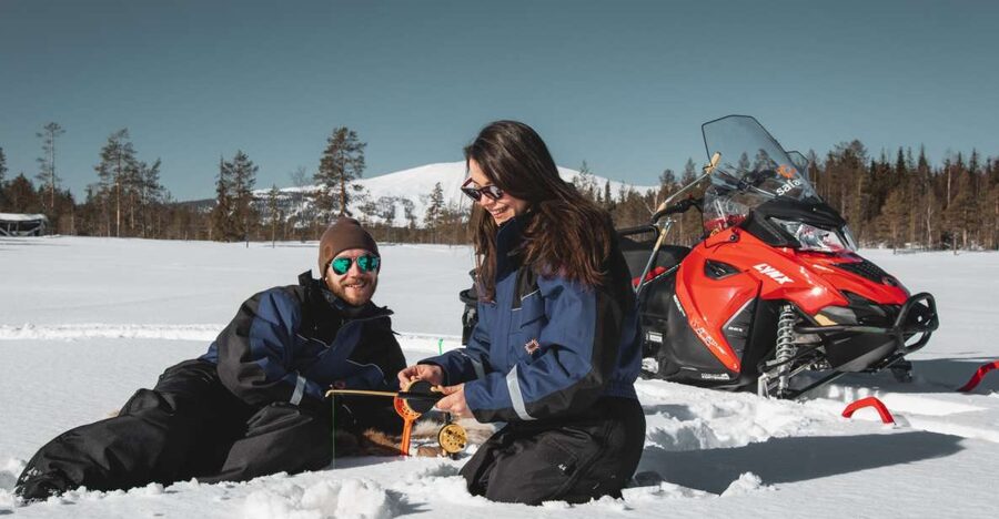 Levi: Snowmobile Safari with Ice Fishing and Outdoor Lunch - Damage liability and practical booking details