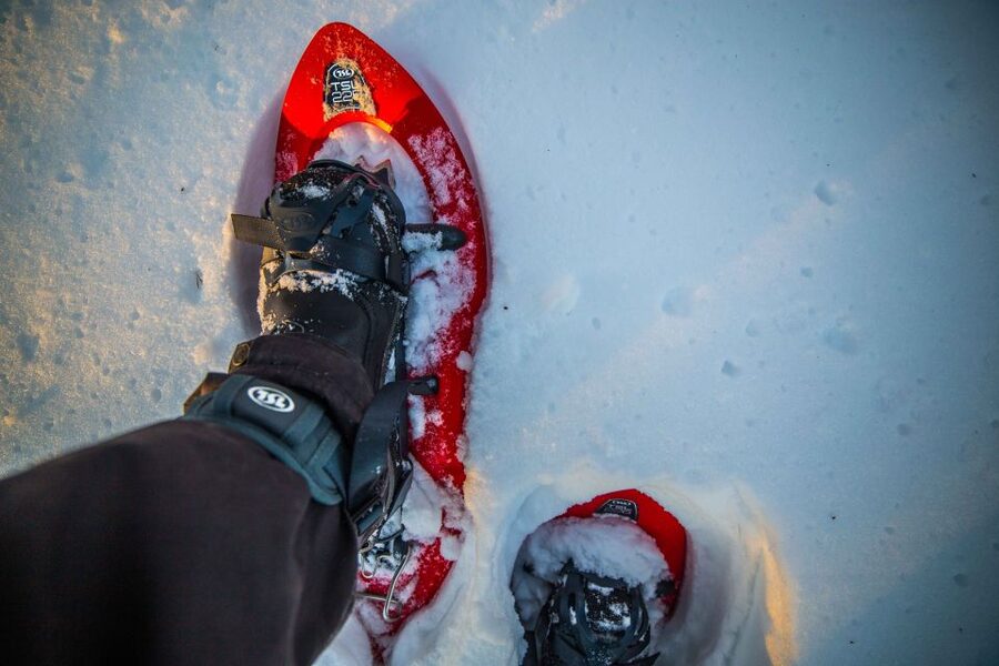 Levi: Snowshoe Adventure in the Wilderness - Making your own trail through untouched snow