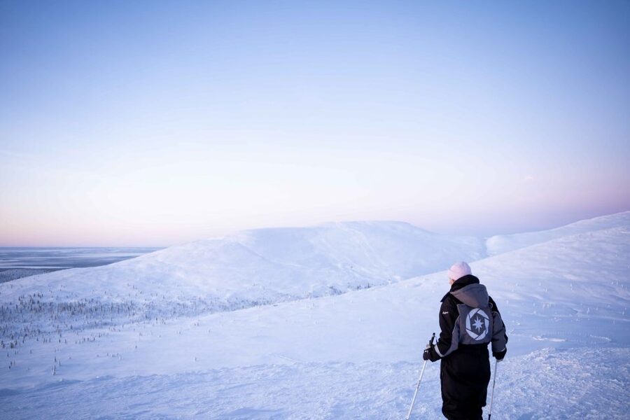 Levi: Snowshoe Adventure in the Wilderness - Getting comfortable in snowshoes