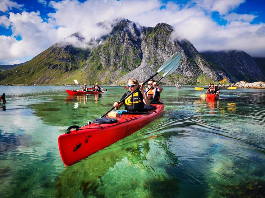 Lofoten: Full Day Combo tour, (kayaking and rappelling) - What to pack for a six-hour outdoor day