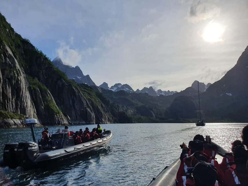 Lofoten: Trollfjord Sea Eagle Safari by RIB Boat - The run toward Trollfjord