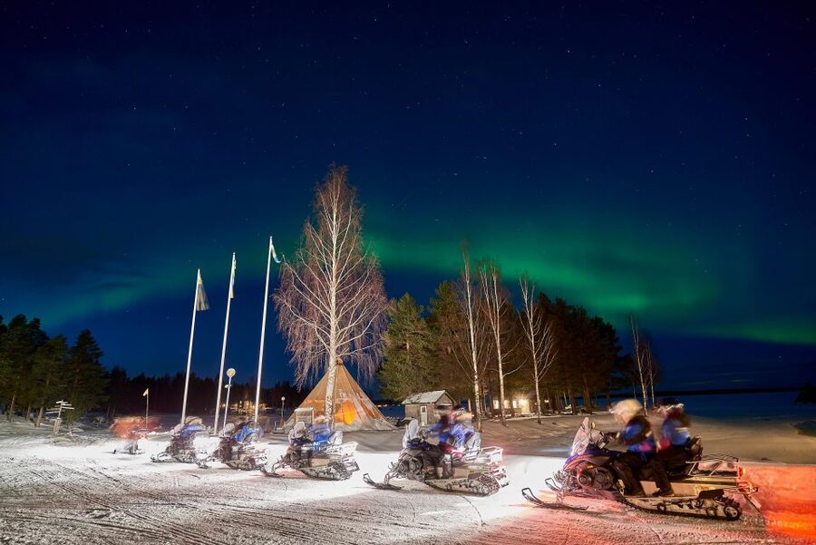 Luleå : Northern lights snowmobile tour - What the 2.5-hour outing feels like