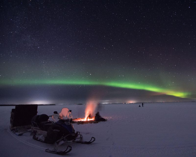 Luleå : Northern Lights Tour on a Snowmobile drawn Sled - What the sled ride feels like