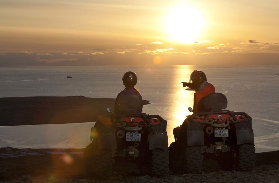 Midnight Sun ATV Tour - Getting suited up for Icelandic weather