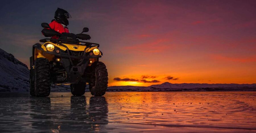 Midnight Sun ATV Tour - From Reykjavik pickup to Hólmsheiði