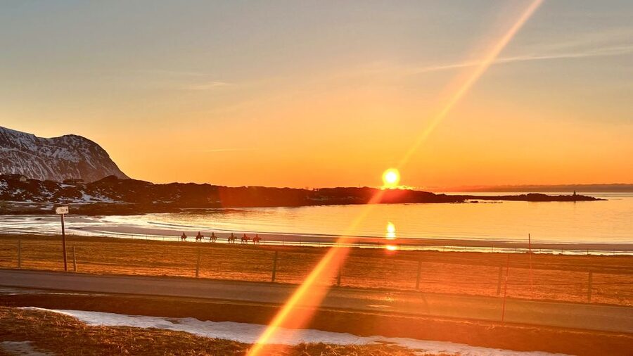 Midnight sun tour - Riding beneath Lofoten’s midnight sun