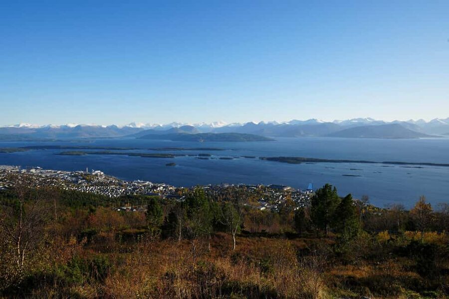 Molde: Atlantic Ocean Road, Kvernes Stave Church & More - Varden Viewpoint gives Molde its best wide view