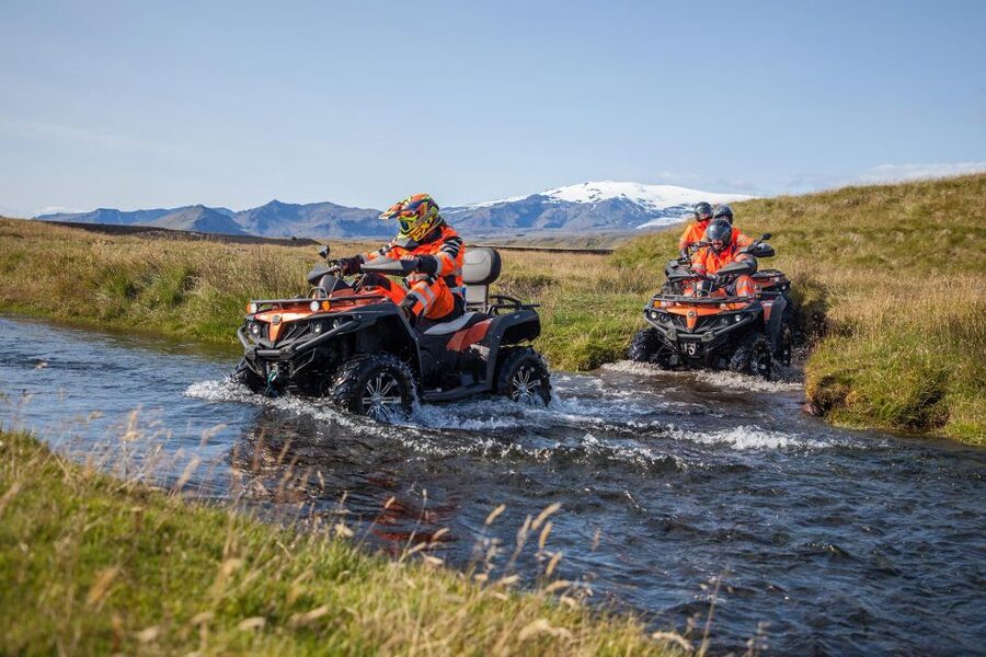 Mýrdalsjökull: South Coast ATV Quad Bike Safari - The beach, Dyrhólaey, and views toward the glacier