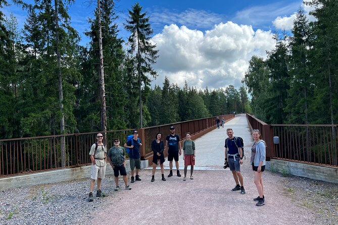 National Park Hike & Finnish Smoke Sauna Experience with Campfire Lunch - Walking 6 kilometers through Sipoonkorpi