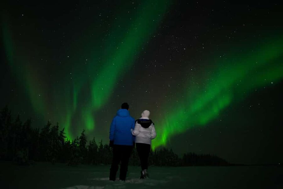 Northern Lights Reindeer Sledge Ride - Thermal clothing makes a difference