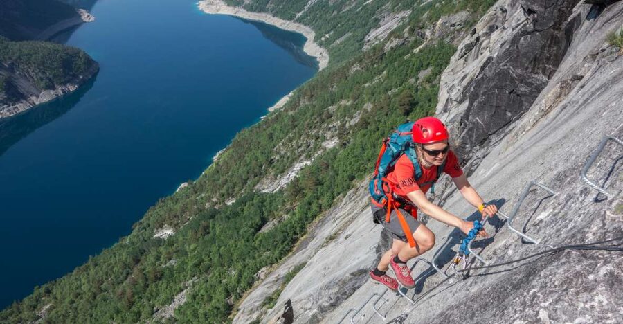 Odda: Full-Day Trolltunga Hiking, and Climbing Tour - Why the via ferrata changes the Trolltunga day
