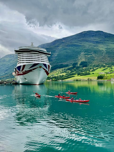 Olden: Experience Beginner-friendly Fjord Kayaking - Starting beside Olden’s cruise dock