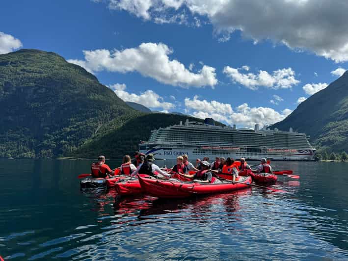Olden: Experience Beginner-friendly Fjord Kayaking - Paddling across the calm Nordfjord