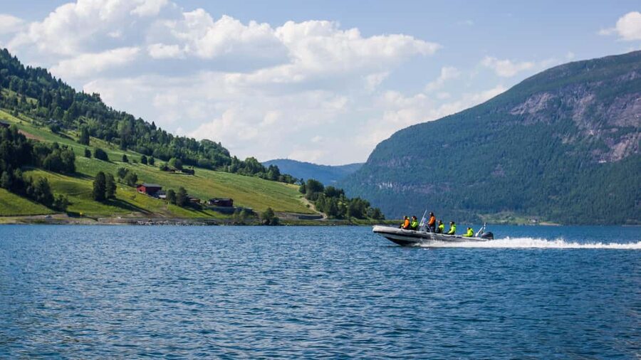 Olden: Nordfjord RIB Boat Tour with Live Commentary - The first minutes on the water