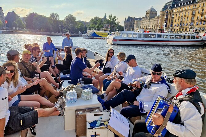 Open Electric Boat Ride in Stockholm with Live-Guide - Gamla Stan from the water