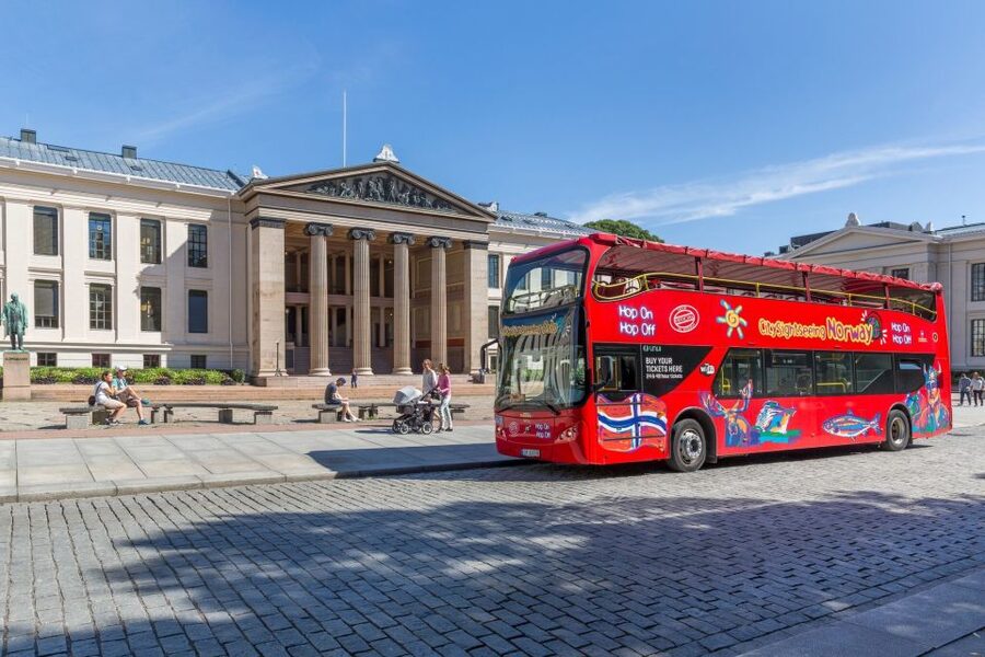 Oslo: City Sightseeing Hop-On Hop-Off Bus Tour - The Opera House, MUNCH, and Oslo Central Station