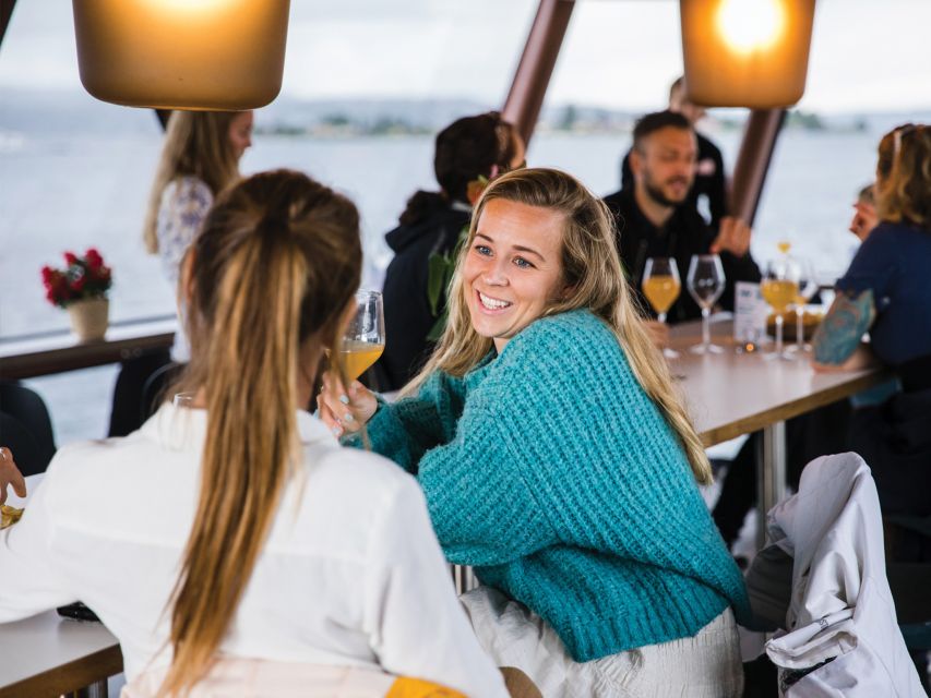 Oslo: Electric Boat Cruise with Brunch - Sundeck views and warm indoor seating