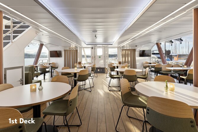 Oslo fjord 3-Course Dinner Cruise with Live Music - Returning past Oslo’s best waterfront views