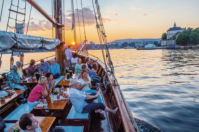 Oslo Fjord Evening Cruise with Shrimp Buffet on a Sailing Ship - The atmosphere on board