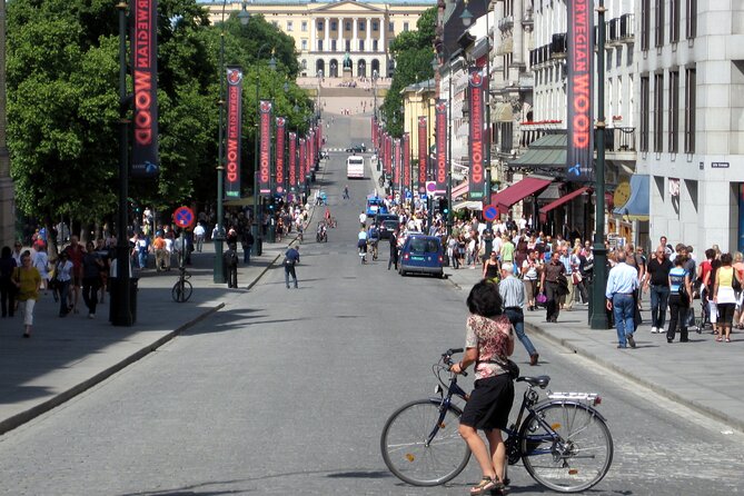 Oslo Highlights Bike Tour - Akershus Fortress and the harbor edge