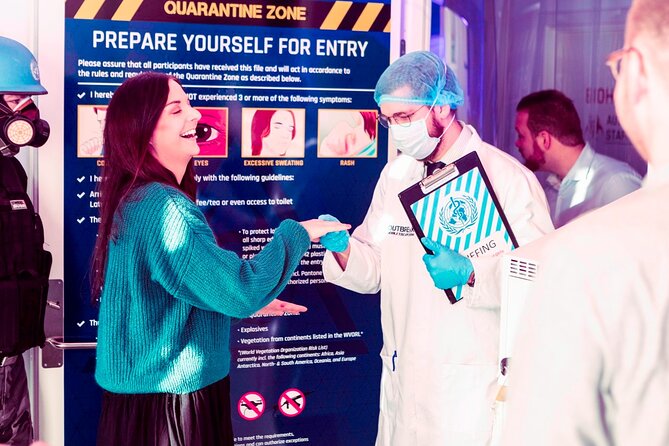 Outbreak Escape Room - How the theme works for families and work teams