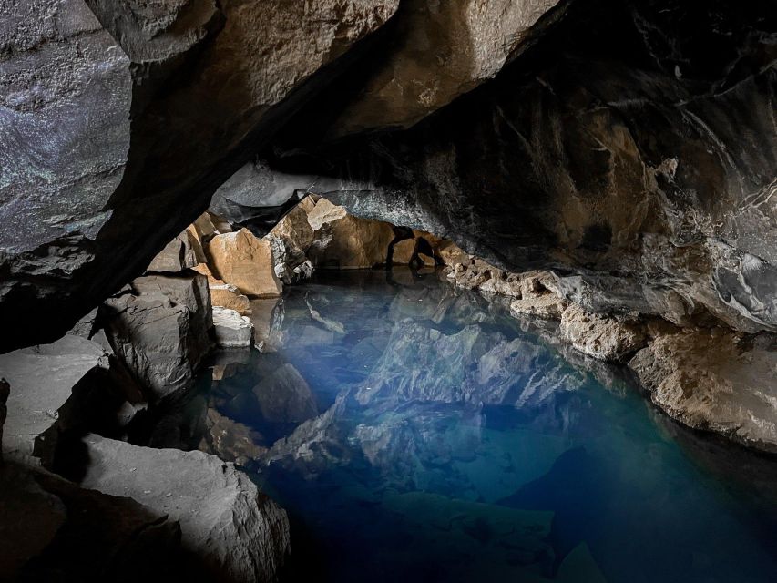 Port Akureyri: Godafoss Waterfall, Myvatn and Baths Tour - Dimmuborgir, black lava shaped into towers