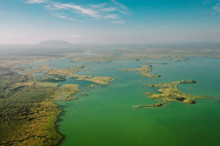 Port Akureyri: Godafoss Waterfall, Myvatn and Baths Tour - The Mývatn Nature Baths, your warm finish