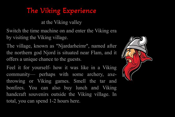 Private Day Tour to Flam and Stegastein - The Viking village at Gudvangen