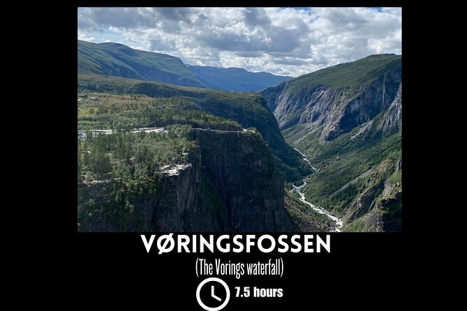 Private day tour to the Vorings Waterfall— Norway's most visited - Vøringsfossen: One Hour at the Main Viewpoint