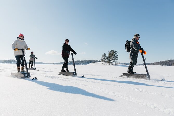 Private Driving Snow Scooters Experience in Finland - Learning the eLyly at Lietvedentie 830