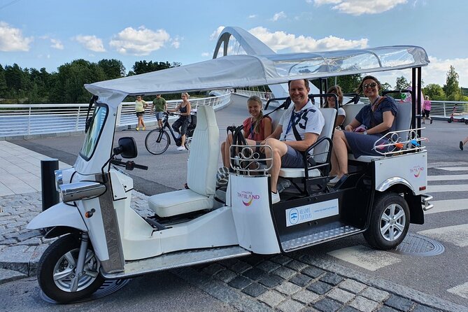 Private TukTuk guided tour in Helsinki 1,5 hours - A small tuk-tuk gives Helsinki a personal scale