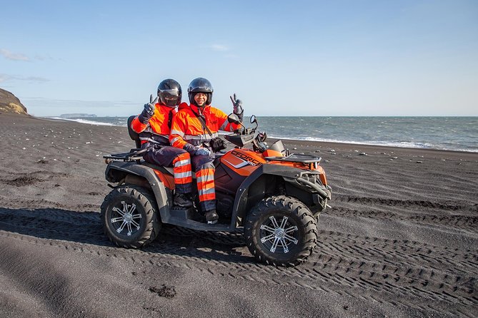 Quad Bike Tour on Black Lava Sands from Mýrdalur - Across rivers and the black lava sands