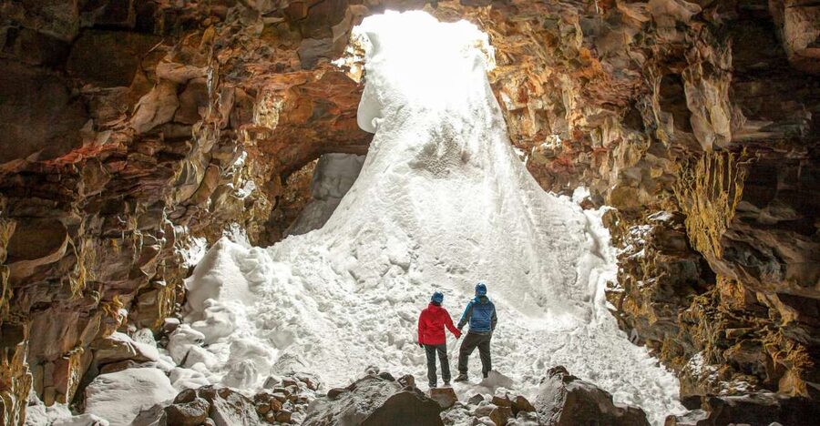 Raufarhólshellir Lava Tunnel: Underground Expedition - Starting at Raufarhólshellir