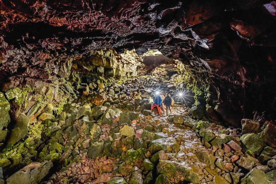 Raufarhólshellir Lava Tunnel: Underground Expedition - Your walking pace and group experience