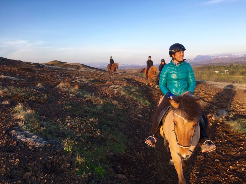 Reykjavik: Evening Sleipnir Horse Riding Tour with Pickup - Riding through Hólmsheiði and Stallion Valley