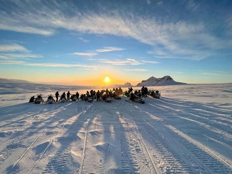 Reykjavík: Glacier Snowmobile and Hot Springs with Pickup - Geysir gives the drive a useful first chapter