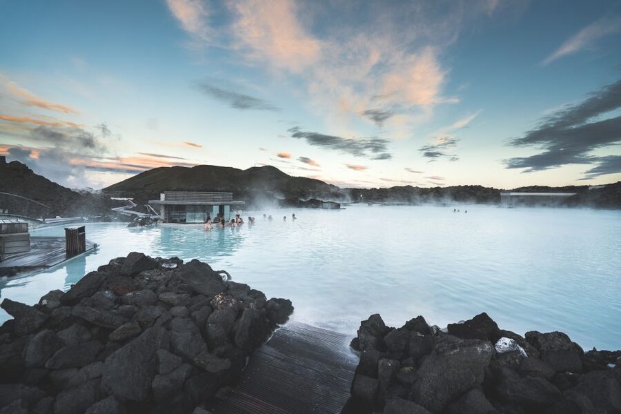 Reykjavík: Golden Circle, Blue Lagoon, and Aurora Tour - Geysir and the hot ground