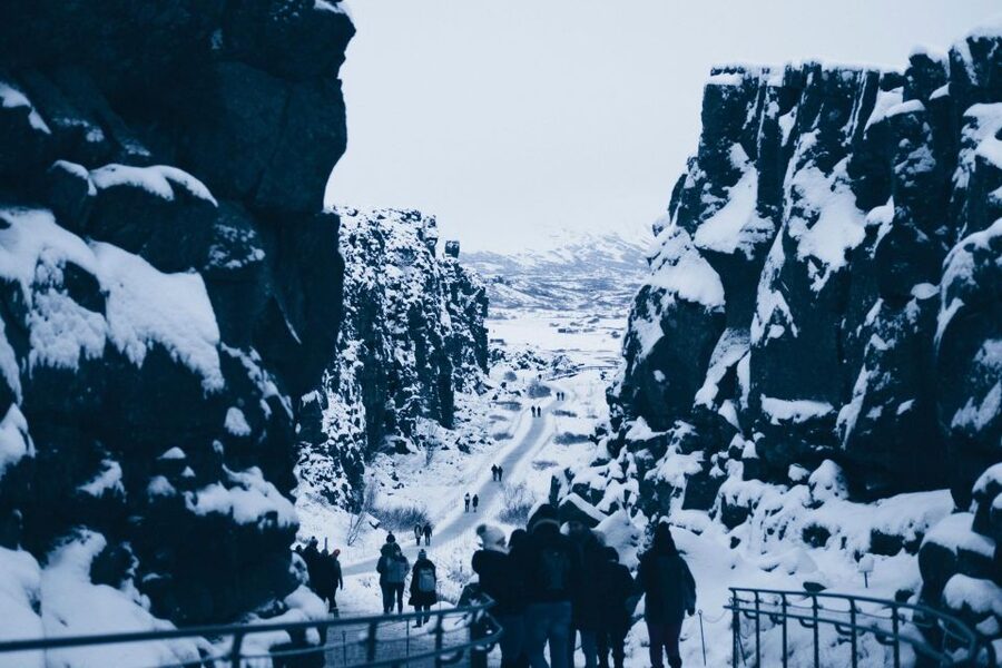 Reykjavík: Golden Circle, Blue Lagoon, and Aurora Tour - Kerið crater: a short walk with strong color