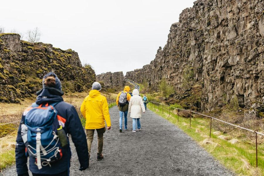 Reykjavik: Golden Circle, Crater & Blue Lagoon Minibus Tour - Gullfoss: the waterfall with force and scale