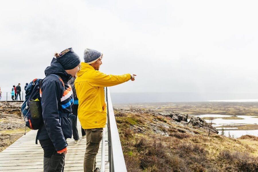 Reykjavik: Golden Circle, Crater & Blue Lagoon Minibus Tour - Geysir and Strokkur: wait for the next eruption