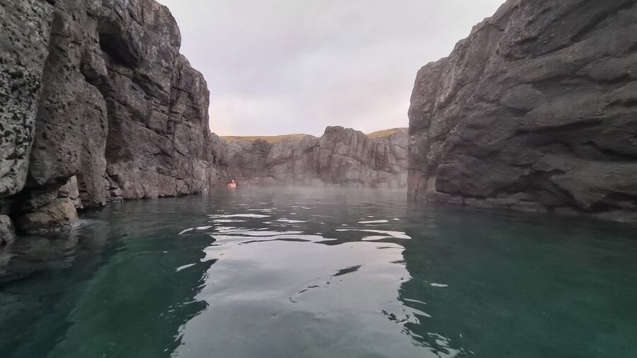 Reykjavik: Golden Circle, Kerid Crater and Sky Lagoon Tour - Gullfoss: two falls and a lot of water
