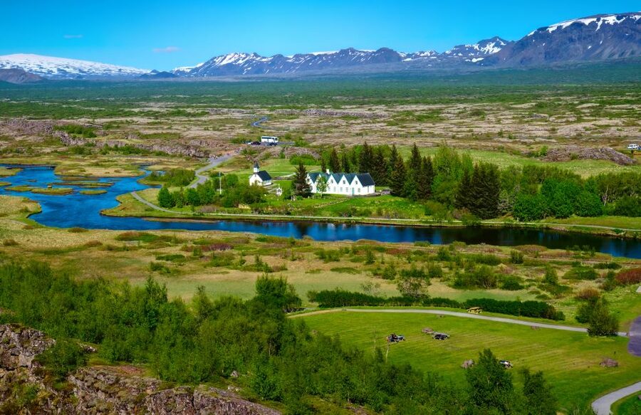 Reykjavik: Golden Circle Tour with Blue Lagoon Visit & Entry - Gullfoss Waterfall drops in two levels