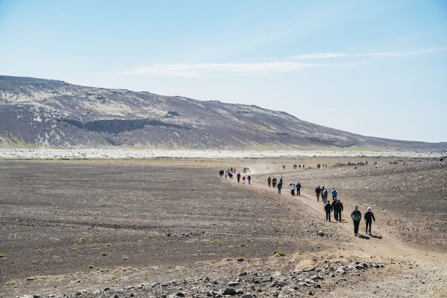 Reykjavik: Guided Tour to Volcano and Reykjanes Geopark - The bus, guide, and group rhythm