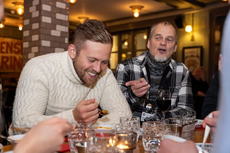 Reykjavik: Icelandic Food Tour - First food stop: soup and a warm Icelandic welcome
