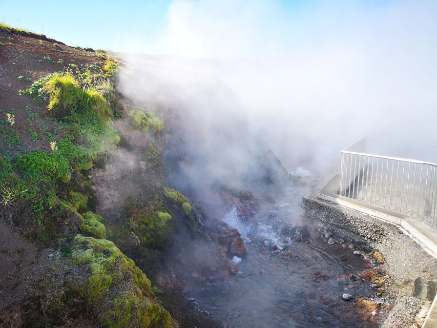 Reykjavik: Lava Cave, Hot Springs, and Waterfalls Tour - Inside Viðgelmir Lava Cave